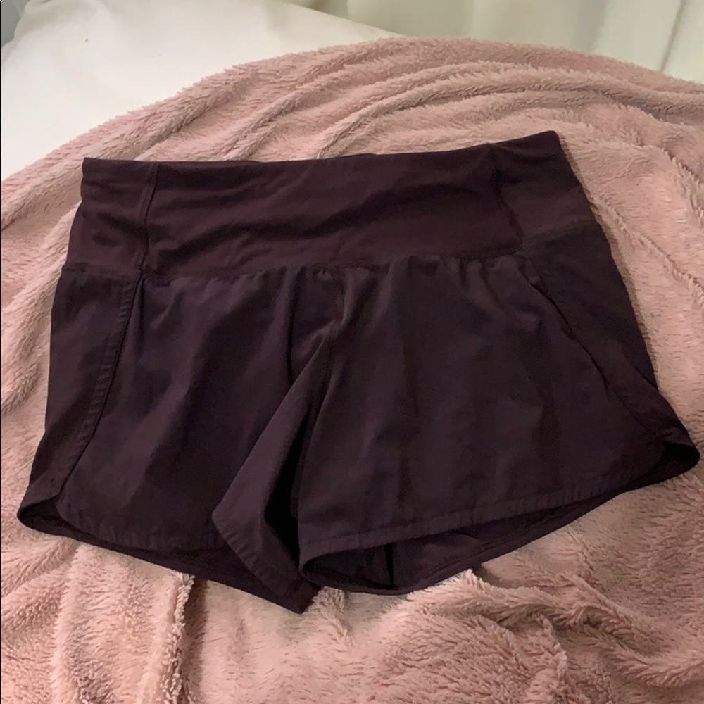 NWOT Maroon lululemon shorts